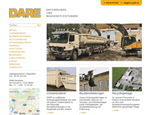 Tablet Screenshot of dare-gmbh.de